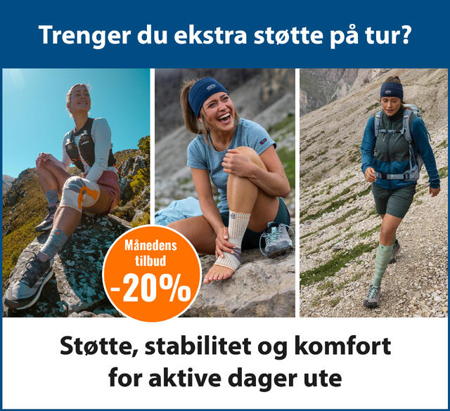 Trenger du ekstra støtte på tur? Støtte, stabilitet og komfort for aktive dager ute!